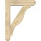 Ekena Millwork Funston Craftsman Rough Sawn Bracket w/ Offset Brace, Douglas Fir, 6"W x 24"D x 32"H BKT0604X24X32FST04RDF - alternate 3